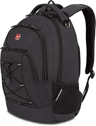 Grey Bungee Backpack for 17.75-inch Laptop