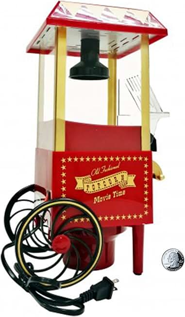 Mini Carriage-Shaped Tabletop Popcorn Machine