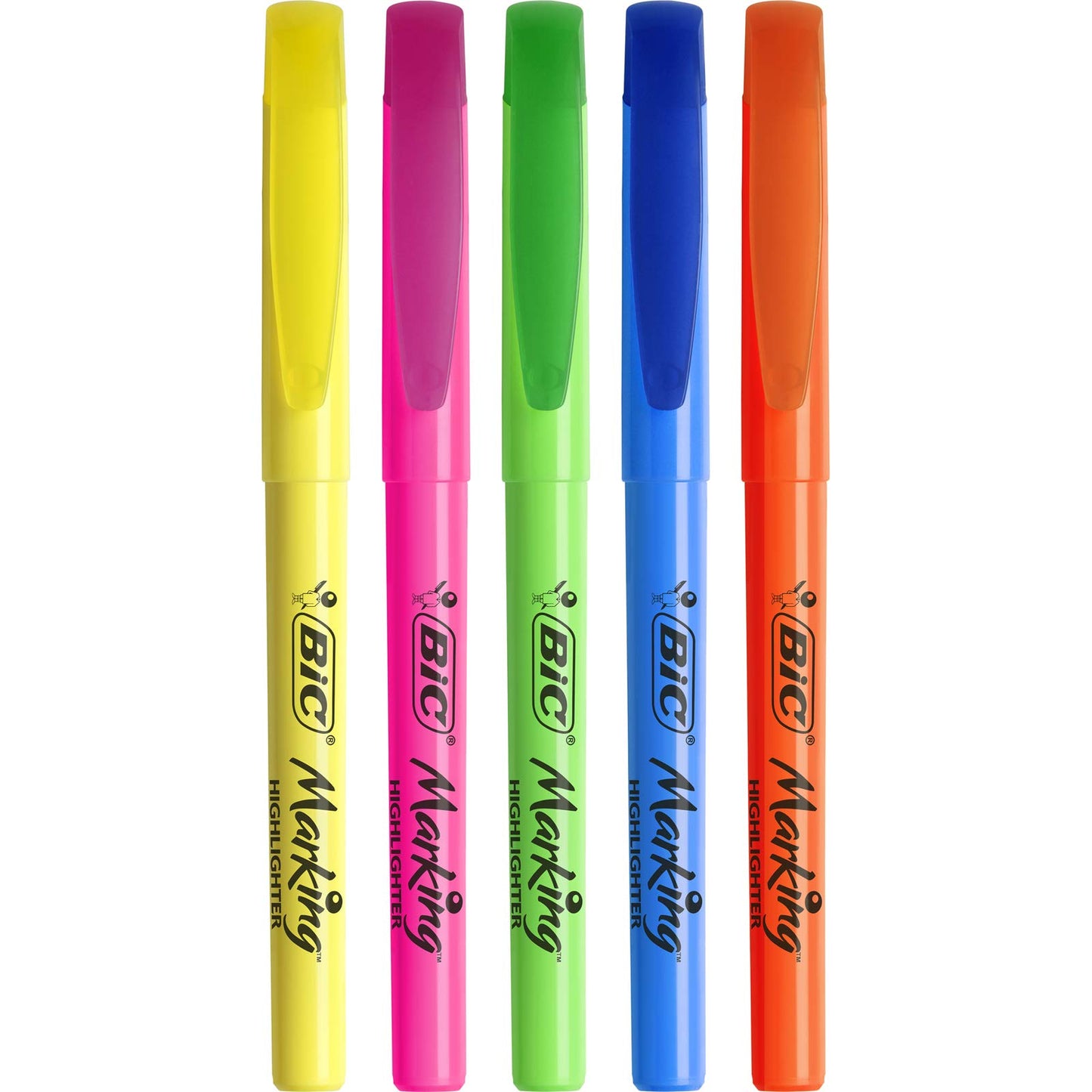 Set of 5 Assorted Color Highlighters