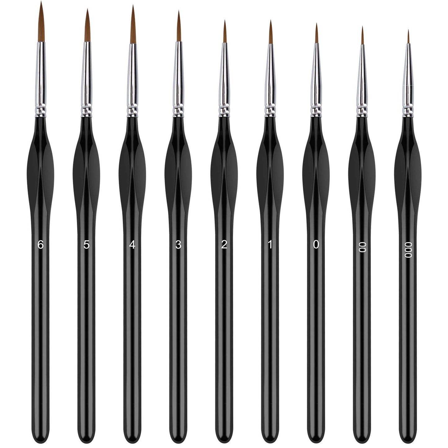 Fine Detail Paint Brush Set for Miniatures and Art
