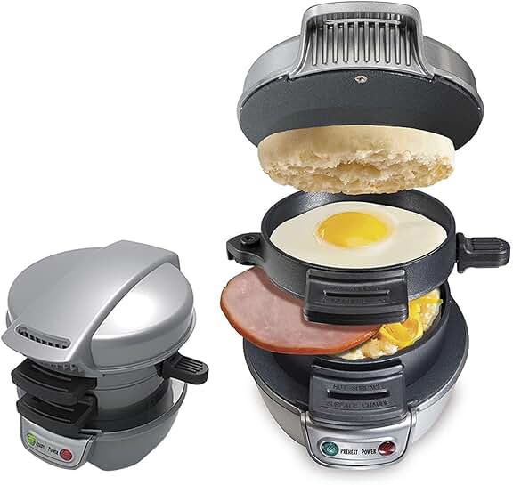 Beach Breakfast Sandwich Maker with Egg Cooker
