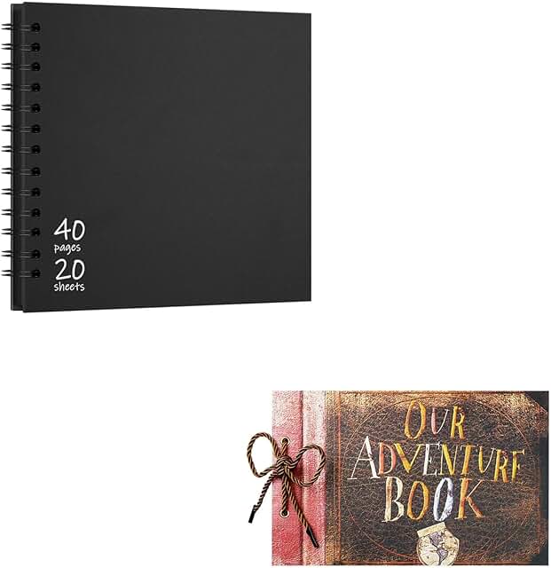 DIY 8x8 Inch Hardcover Kraft Scrapbook Album