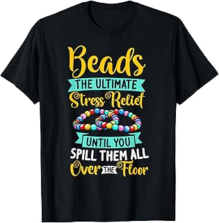 Beader Jewelry Maker T-Shirt, Small, Black