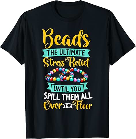 Beader Jewelry Maker T-Shirt, Small, Black