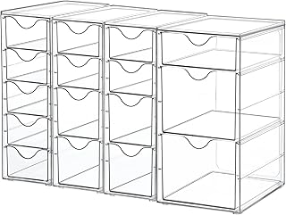 Acrylic 16-Drawer Organizer for Office and Makeup
