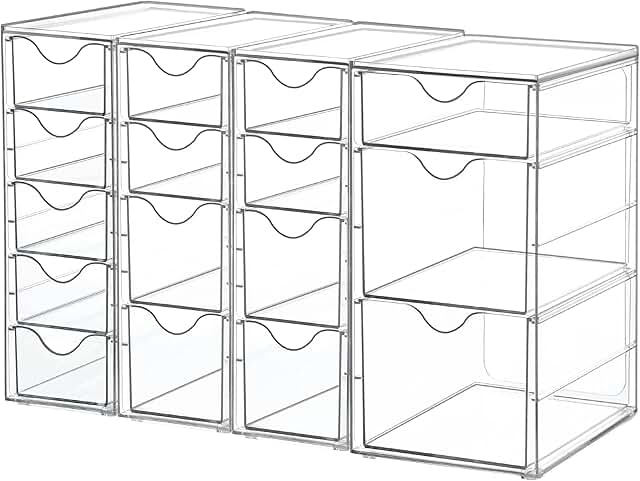 Acrylic 16-Drawer Organizer for Office and Makeup