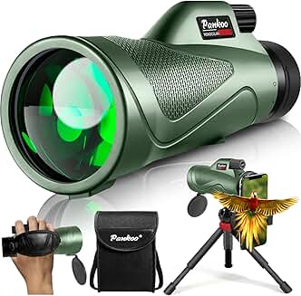 12x60 Monoculars with Tripod, Bag, and Smartphone Adapter