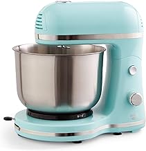 Compact 3.5 Quart Stand Mixer with Beaters and Dough Hooks