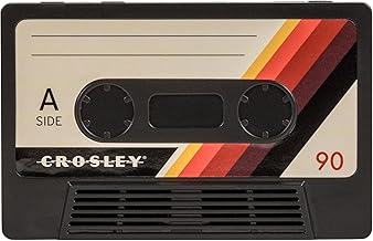 Portable black cassette tape Bluetooth speaker