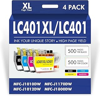High Yield Ink Cartridges for Brother MFC-J1010DW