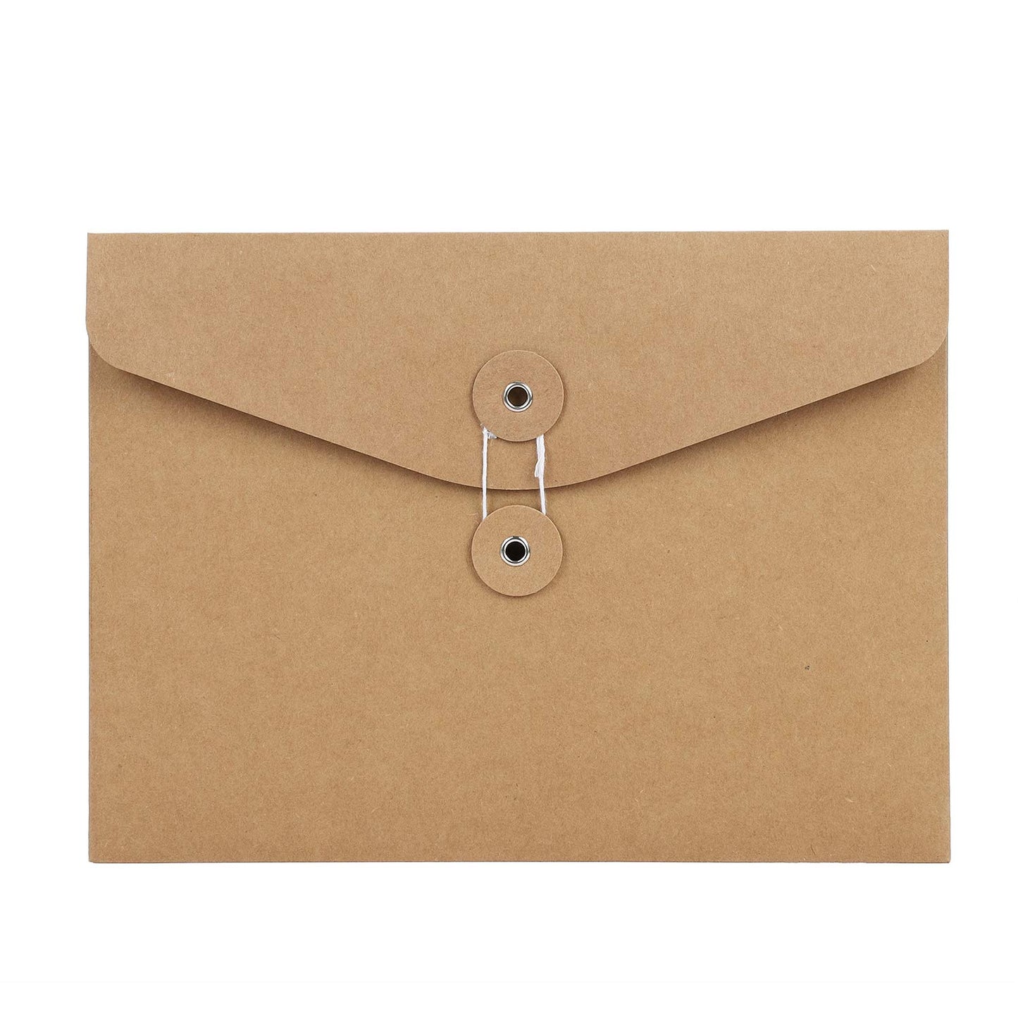 10 Kraft Envelope File Folders with String Tie Closure