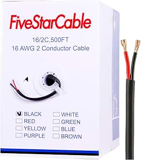 16/2 500 ft. High-Power Home Speaker Wiring Cable