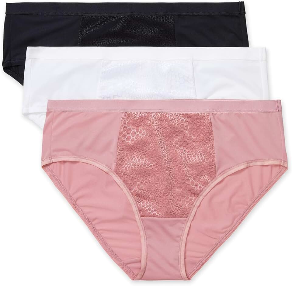 Women's Tummy-Smoothing Microfiber Hipster 3-Pack