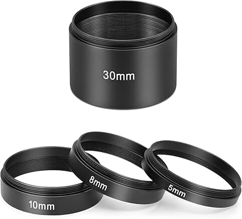 2-Inch M48 Extension Tube Kit for Cameras and Eyepieces