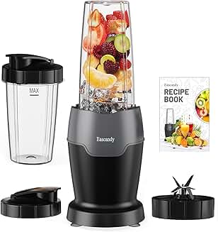 900W Smoothie Blender with 2 Cups and 6-Blade System