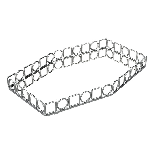 Circles  Squares Large, Home Dcor, in Chrome Mirror Vanity Tray