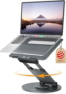 Adjustable 360° Rotating Laptop Stand for Desks