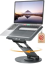 Adjustable 360° Rotating Laptop Stand for 10-17" Laptops