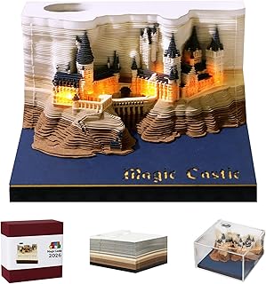 3D Art Calendar and Memo Pad for 2026