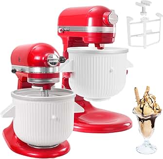 Ice Cream Maker for 4.5 Qt and Larger Mixers