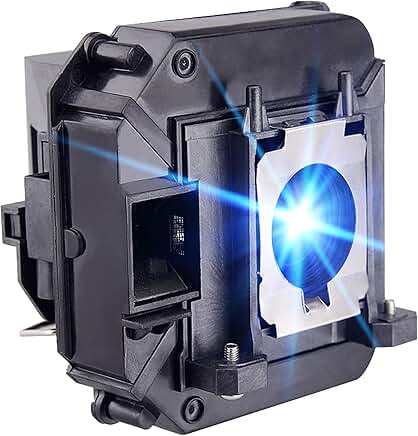 Universal projector lamp bulb with housing for various models