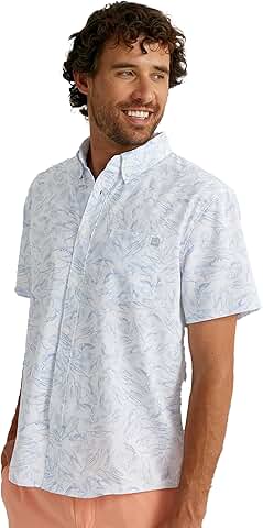 Men's Patterned Kona Performance Button-Down Shirt