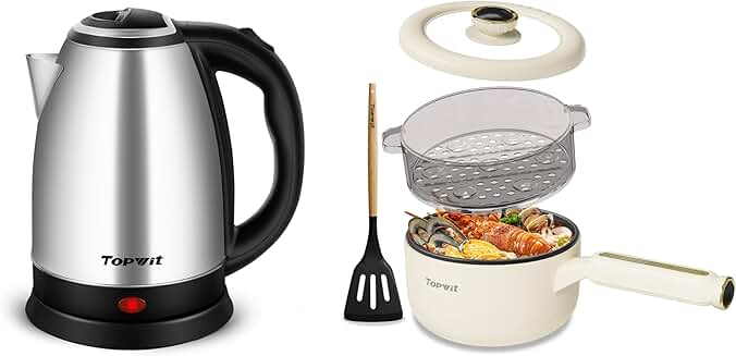 Electric Kettle and Cooker with Steamer