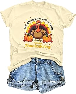 Funny Thanksgiving Turkey Shirt for Women