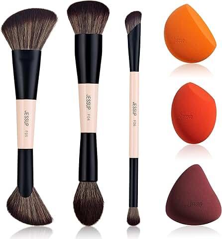 Face Makeup Brush Set with Sponge