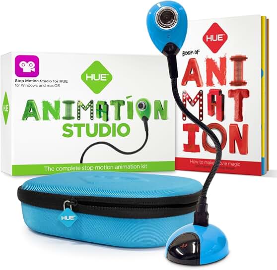 Complete Stop Motion Kit with Camera, Software, and Book