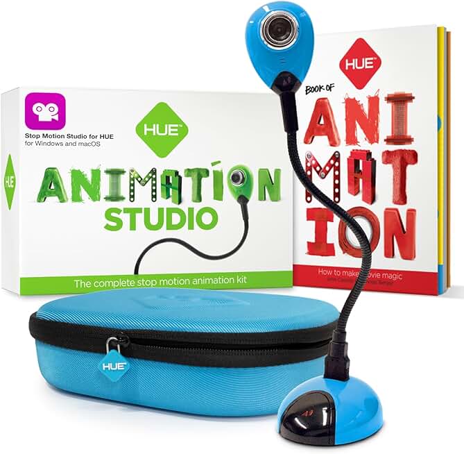 Complete Stop Motion Kit with Camera, Software, and Book