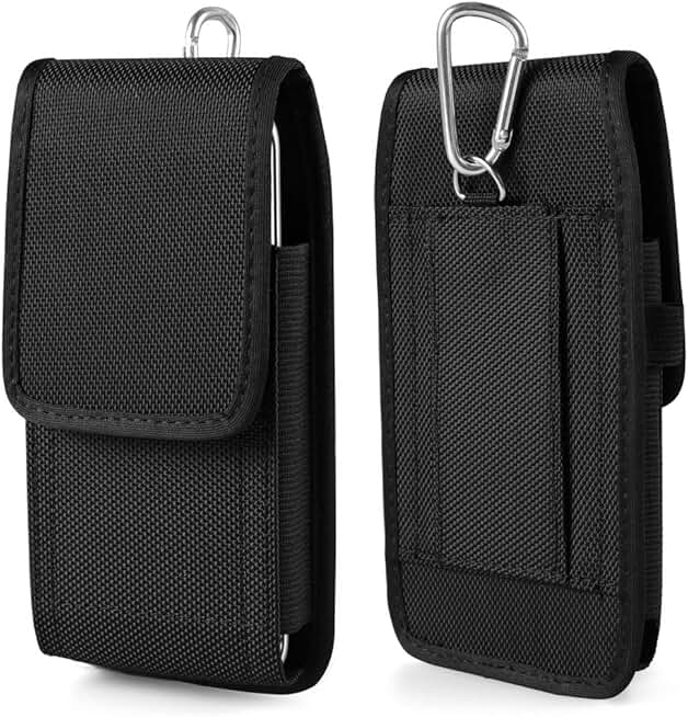 Vertical Cell Phone Belt Loop Holster for iPhone and Galaxy