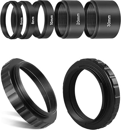 Astronomical 2-inch Extension Tube Kit with Adapters