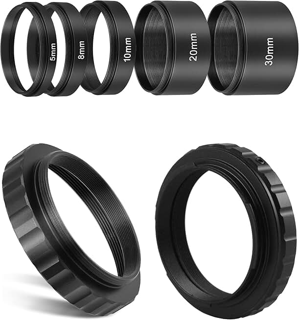 Astronomical 2-inch Extension Tube Kit with Adapters
