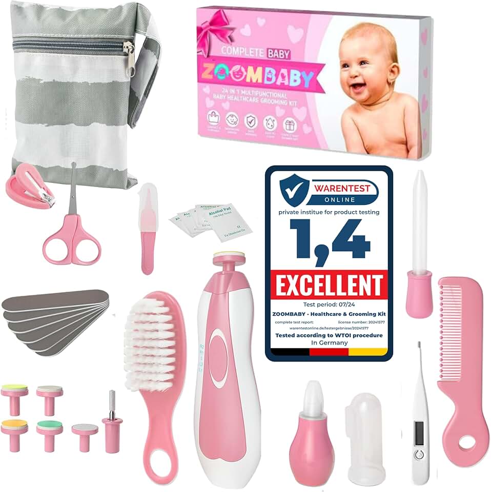 24-in-1 Baby Care and Grooming Kit for Newborns