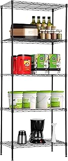 5-Tier Adjustable Wire Shelving Rack for Home Storage