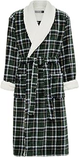 Men's Plush Sherpa Robe with Pockets