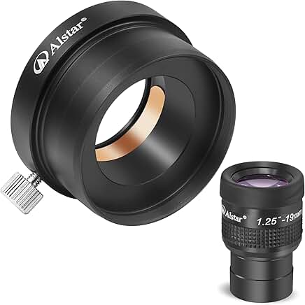 Flat Field 19mm Telescope Eyepiece with Adapter