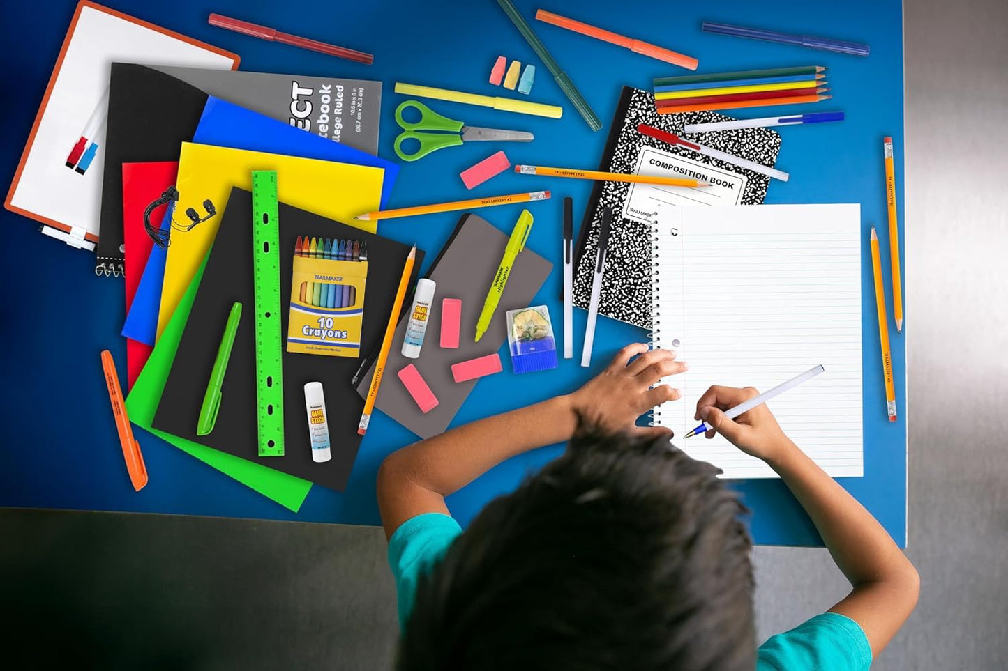 Complete 45-Piece School Supply Kit for Grades K-12