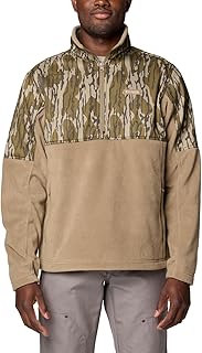 Men's Fleece Overlay Quarter Zip