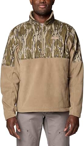 Men's Fleece Overlay Quarter Zip