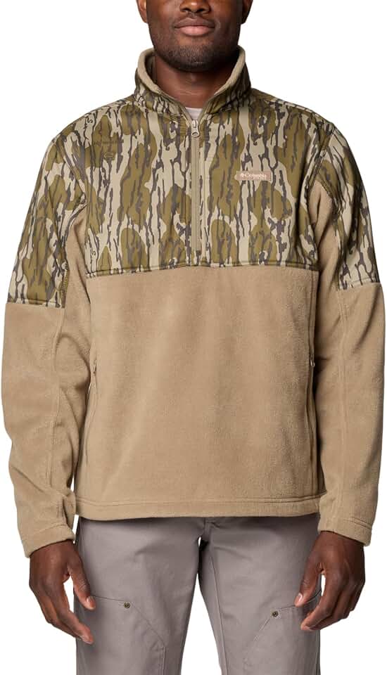 Men's Fleece Overlay Quarter Zip