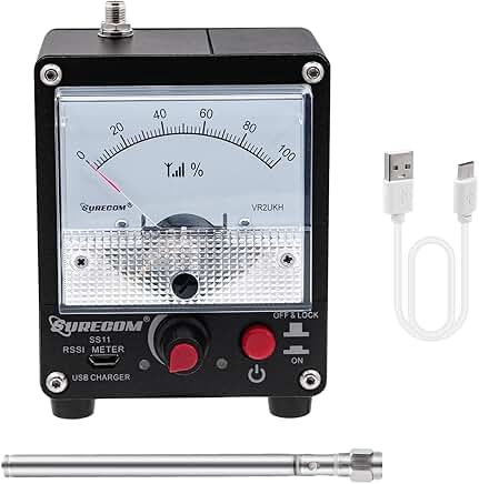 Portable RF Signal Strength Test Meter with Antenna