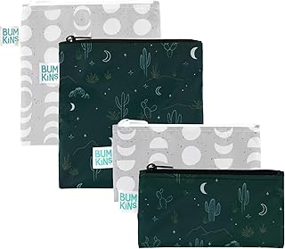 Cloth Snack and Sandwich Bags, 4-Pack