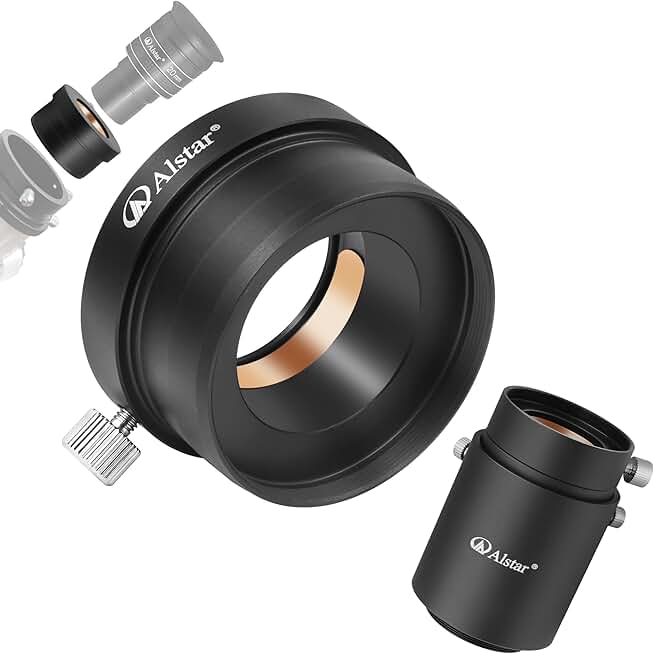 2-inch to 1.25-inch adjustable extension tube and camera adapter
