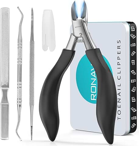 Heavy Duty Toenail Clippers for Ingrown and Thick Nails