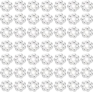 2000pcs 6mm Daisy Shape Septal Beads for Jewelry Making