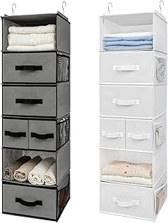 Baby Closet Organizer and Hanging Storage Shelves Bundle