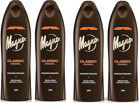 Four 18.3oz shower gels