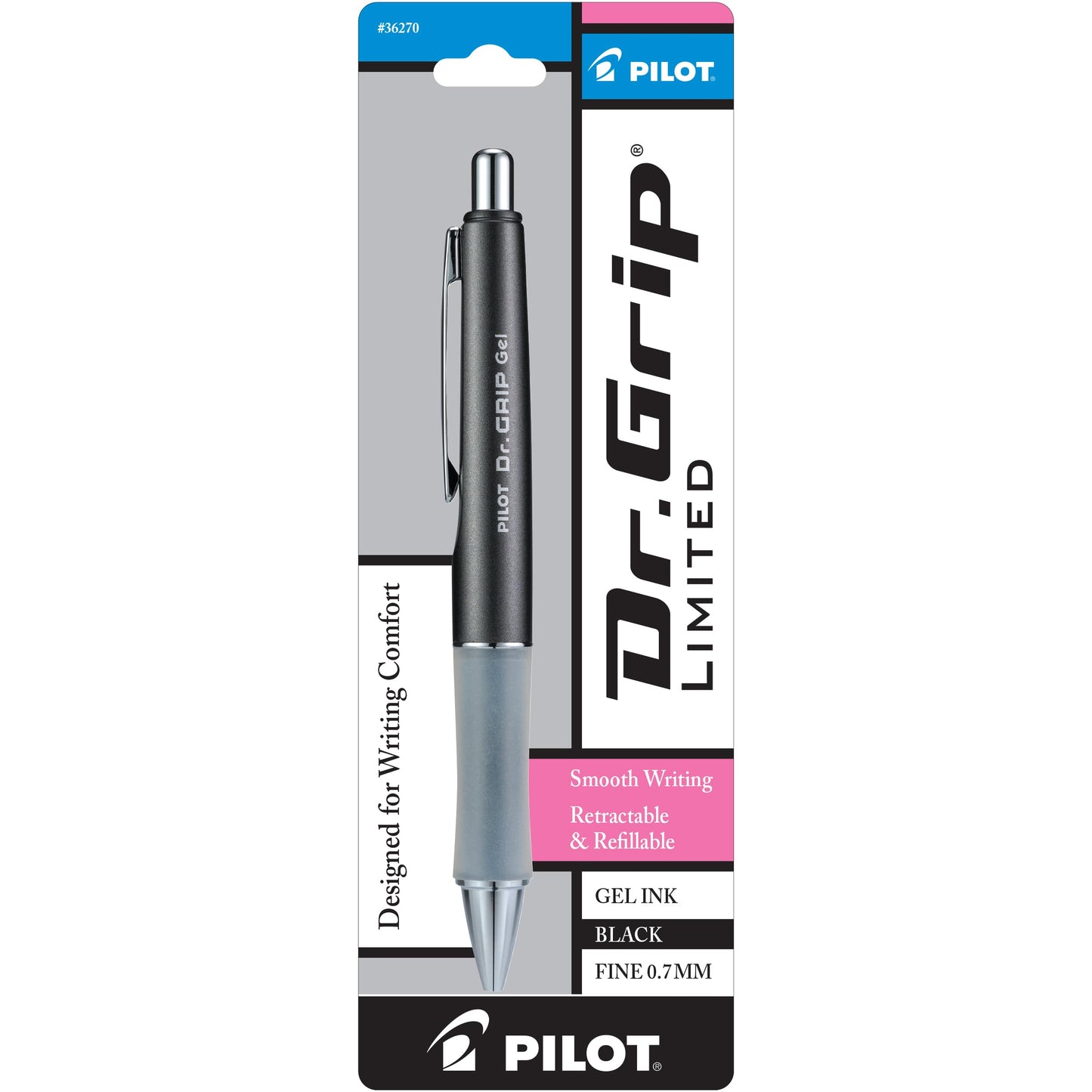 Refillable Black Gel Pen for School and Office